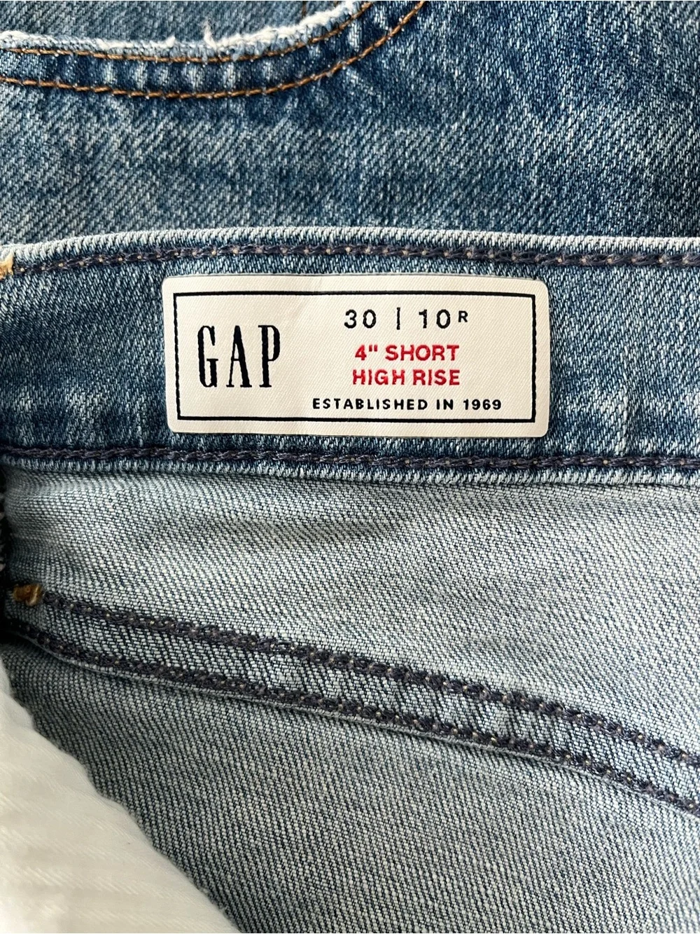 GAP High Rise Denim Short